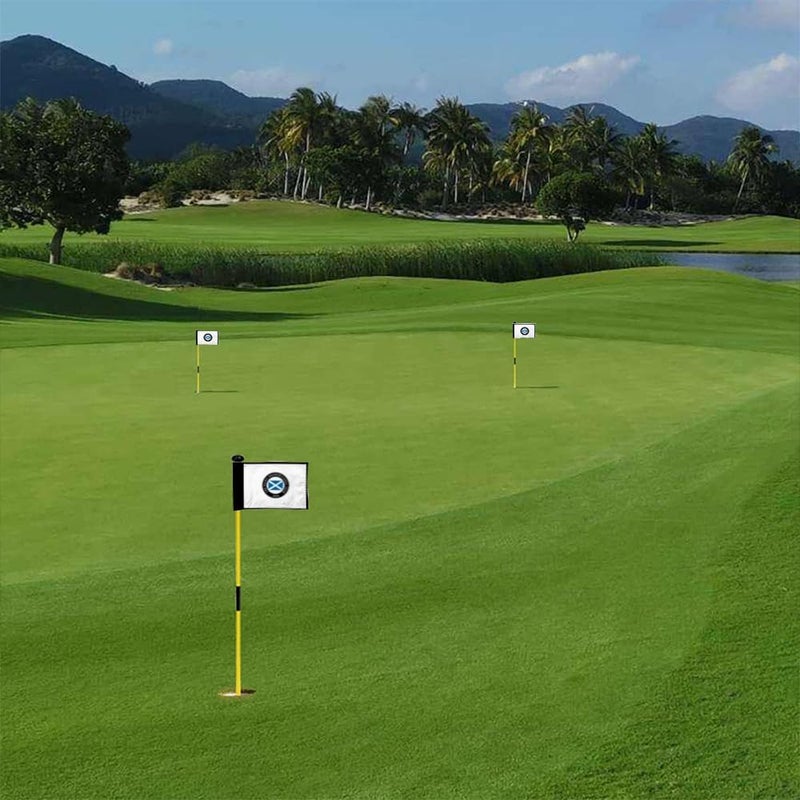 2BUT Saint Andrews Golf Club Golf Pin USGA Flag Practic Putting Green Golf Flag For Backyard Garden Double-Sewn 600D Nylon Miniature Pin Flag Regulation Tube Flag(8"x6") - Image 5